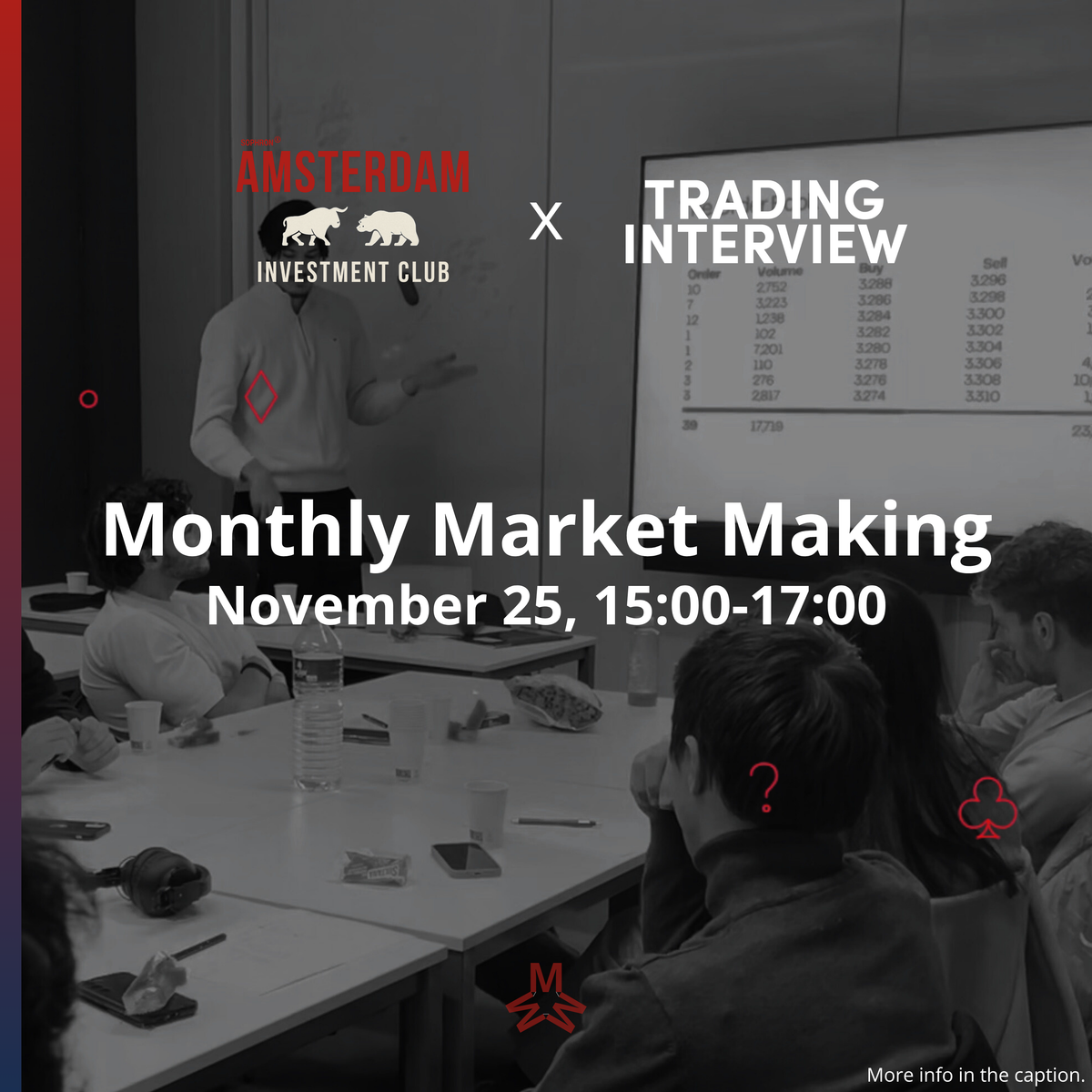 Monthly Market Making With Trading Interview